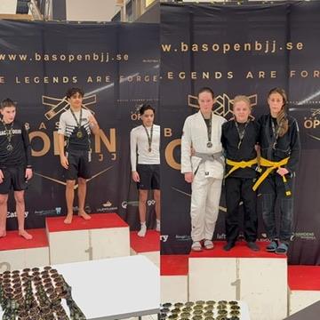 Ung BJJ-tävlande från STHLM SHOOT på BAS Open