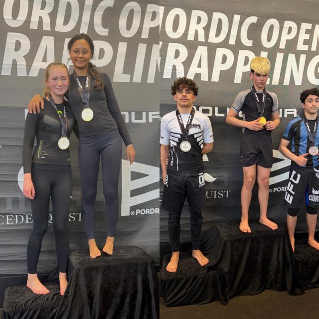 Grapplingtävling, Nordic Open, med ungdomar från STHLM SHOOT