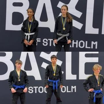 BJJ-tävling i Stockholm med ungdomar från STHLM SHOOT